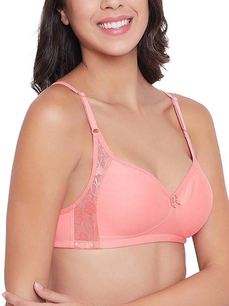 Clovia Women’s Cotton Non-Padded Wire-Free T-Shirt Bra – Everyday Comfort Fit